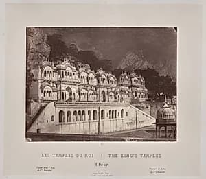 The King's Temples, Ulwur by Louis-Théophile Marie Rousselet (French, 1845–1929)