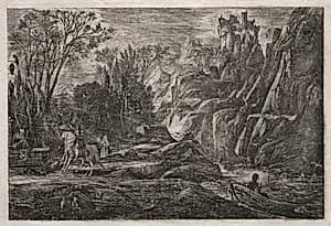 The Knight and Death by Rodolphe Bresdin (French, 1822–1885)
