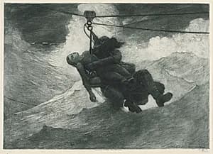 The Life Line by Winslow Homer (American, 1836–1910)