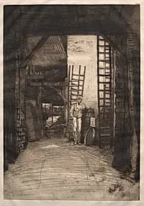 The Lime-burner by James McNeill Whistler (American, 1834–1903)