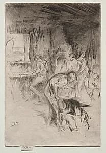 The Little Forge by James McNeill Whistler (American, 1834–1903)
