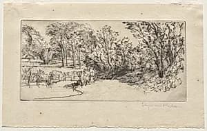 The Little Longparish by Francis Seymour Haden (British, 1818–1910)