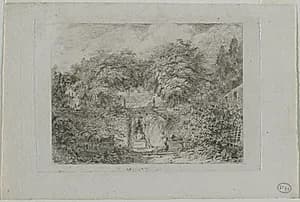 The Little Park by Jean-Honoré Fragonard (French, 1732–1806)