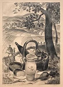 The Lunch Basket by Carl F. Binder (American, 1887–1968)