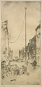 The Mast by James McNeill Whistler (American, 1834–1903)