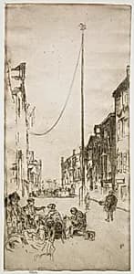 The Mast by James McNeill Whistler (American, 1834–1903)