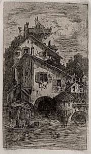 The Mill by Rodolphe Bresdin (French, 1822–1885)