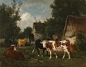 The Mill by Émile van Marcke (French, 1827–1890)
