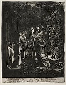 The Mocking of Ceres by Hendrik Goudt (Dutch, 1585–1630)