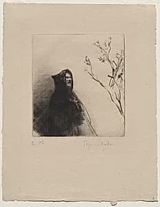 The Monk Praying - St. Francis by Francis Seymour Haden (British, 1818–1910)