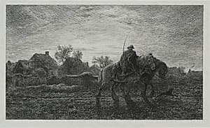 The Morning by Charles-Émile Jacque (French, 1813–1894)