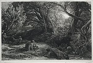 The Morning of Life by Samuel Palmer (British, 1805–1881)