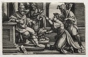 The Mouth of Truth by Georg Pencz (German, c. 1500–1550)