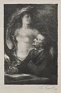 The Muse by Henri Fantin-Latour (French, 1836–1904)