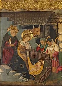 The Nativity by Jaume Ferrer the Younger (Spanish, Catalonia died c. 1460/70)