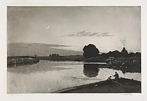 The New Moon by Frank Short (British, 1857–1945)