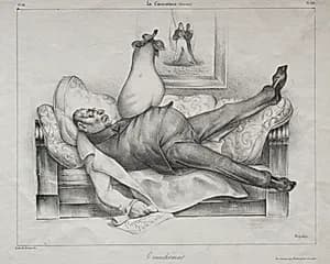 The Nightmare by Honoré Daumier (French, 1808–1879)