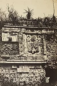 The Nunnery, Uxmal by Claude-Joseph-Désiré Charnay (French, 1828–1915)