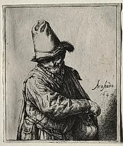 The Organ Grinder by Adriaen van Ostade (Dutch, 1610–1684)