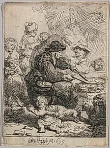 The Pancake Woman by Rembrandt van Rijn (Dutch, 1606–1669)