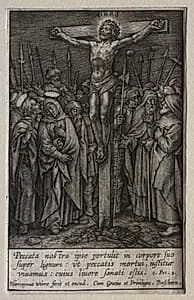 The Passion: Christ Crucified by Hieronymus Wierix (Flemish, 1553–1619)