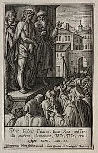 The Passion: Ecce Homo by Hieronymus Wierix (Flemish, 1553–1619)