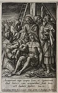 The Passion: The Lamentation by Hieronymus Wierix (Flemish, 1553–1619)