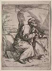 The Penitent St. Peter by Jusepe de Ribera (Spanish, 1591–1652)