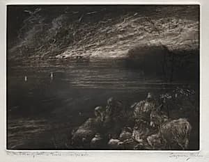 The Pillar of Salt by Francis Seymour Haden (British, 1818–1910)
