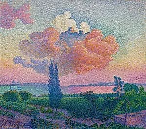 The Pink Cloud by Henri-Edmond Cross (French, 1856–1910)