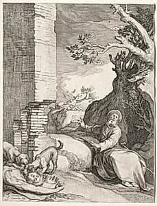 The Prediction of Ahijah by Jan Saenredam (Dutch, 1565–1607)