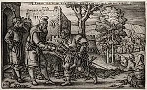 The Prodigal Son by Hans Sebald Beham (German, 1500–1550)