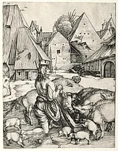 The Prodigal Son by Albrecht Dürer (German, 1471–1528)