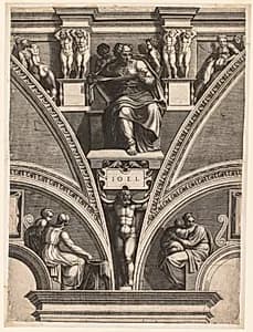 The Prophet Joel by Giorgio Ghisi (Italian, 1520–1582)