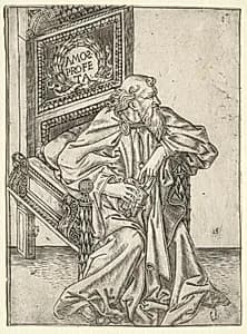 The Prophets:  Amos by Baccio Baldini (Italian, c. 1436–1487)