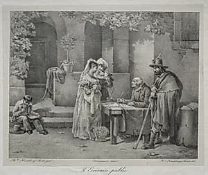 The Public Writer by Antoine Cécile Hortense Haudebourt-Lescot (French, 1784–1845)