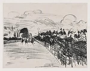 The Races by Edouard Manet (French, 1832–1883)
