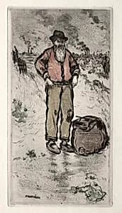 The Rag Picker by Jean-François Raffaëlli (French, 1850–1924)