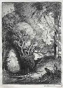 The Ravine in June by Auguste Louis Lepère (French, 1849–1918)