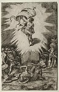 The Resurrection by Giulio Bonasone (Italian, c. 1510–after 1576)