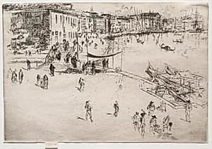 The Riva, No. 2 by James McNeill Whistler (American, 1834–1903)