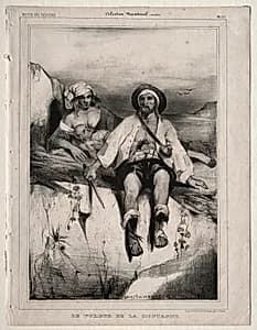 The Robber from the Mountain by Célestin François Nanteuil (French, 1813–1873)