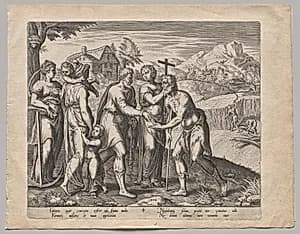 The Seed finding Good Earth by Philip Galle (Flemish, 1537–1612)