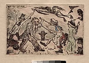 The Seven Deadly Sins: Anger by James Ensor (Belgian, 1860–1949)