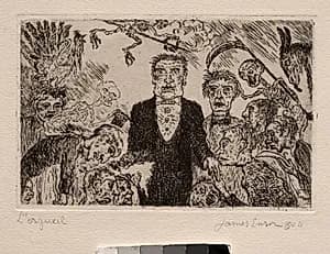The Seven Deadly Sins: Pride by James Ensor (Belgian, 1860–1949)