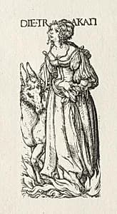 The Seven Vices:  Sloth by Hans Burgkmair (German, 1473–1531)