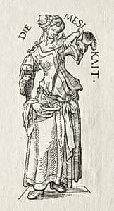 The Seven Virtues:  Temperance by Hans Burgkmair (German, 1473–1531)
