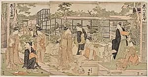 The Shika Teahouse by Utagawa Toyokuni (Japanese, 1769–1825)