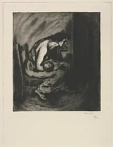 The Sick Child by Théophile Alexandre Steinlen (Swiss, 1859–1923)