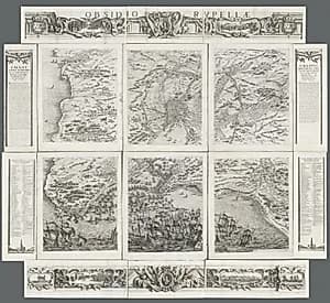 The Siege of La Rochelle by Israël Henriet (French, c. 1590–1661)